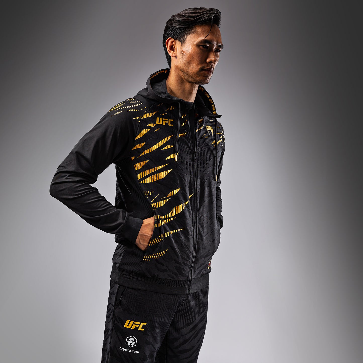 UFC Fusion by Venum Authentic Fight Night Men’s Walkout Hoodie - Champion