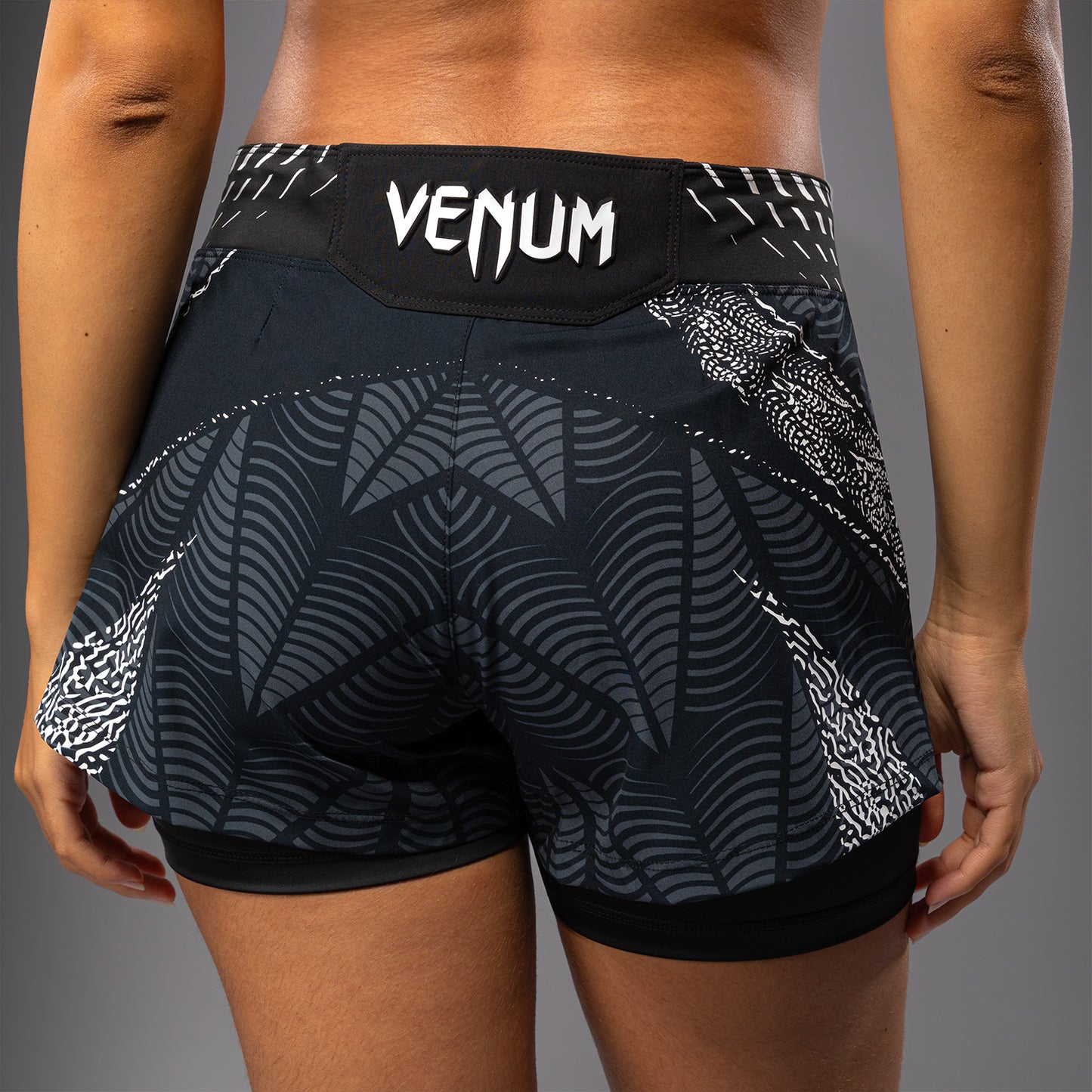 Women's UFC Zenith by Venum Black Authentic Short Fit Fight Short Personalized