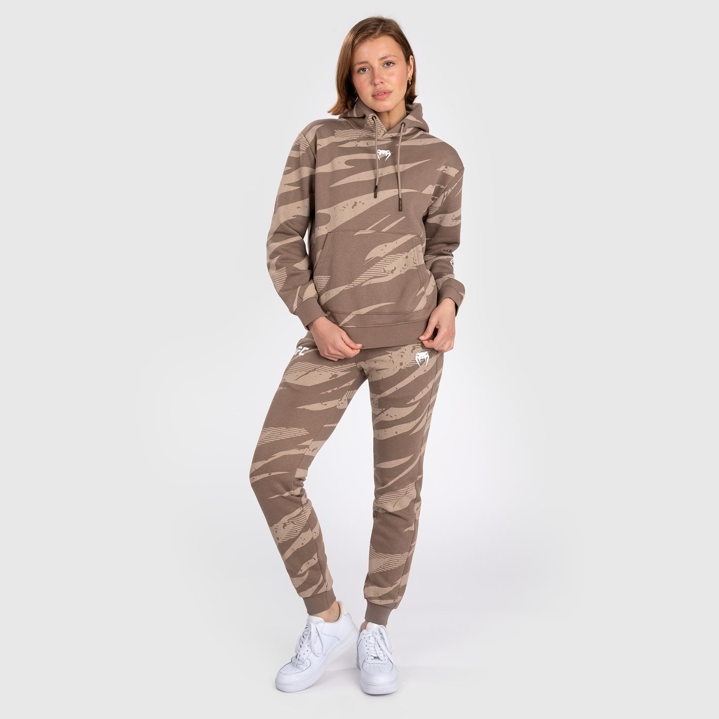 UFC Adrenaline by Venum Fight Week Women’s Pullover Hoodie - Desert Camo