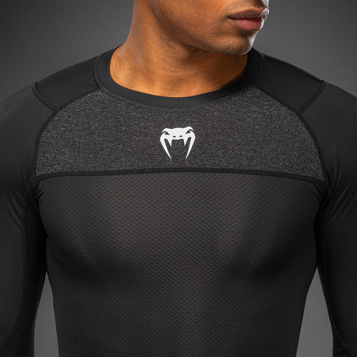 Venum G-Fit Scale Long Sleeve Rashguard - Black
