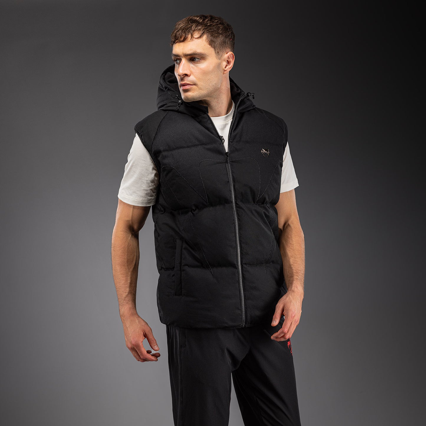 Venum Attack Urban Gi Down Vest - Black