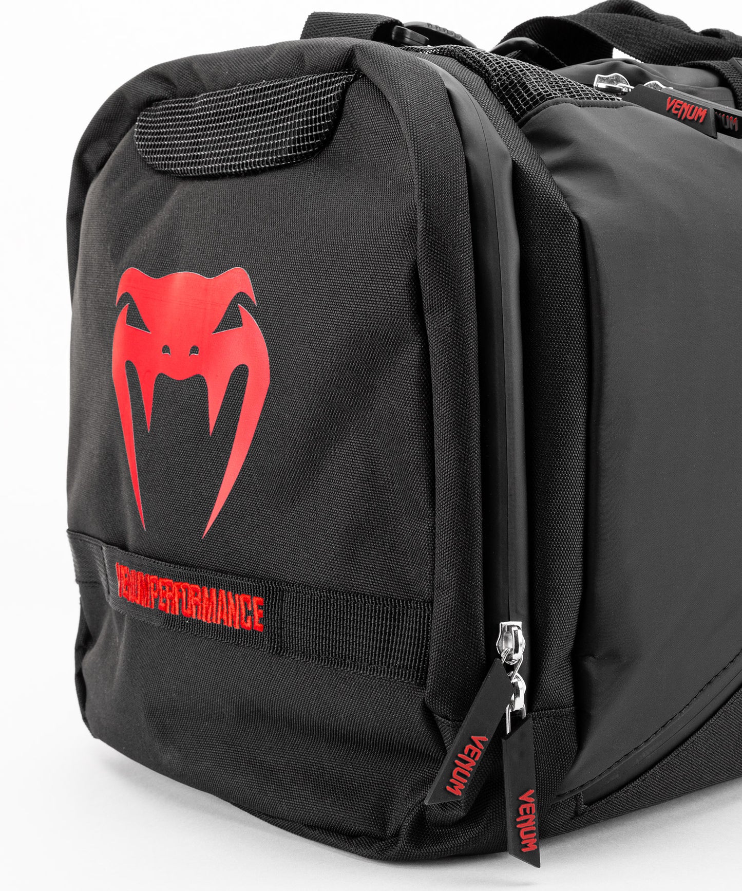 Venum Trainer Lite Evo Sports Bags - Black/Red
