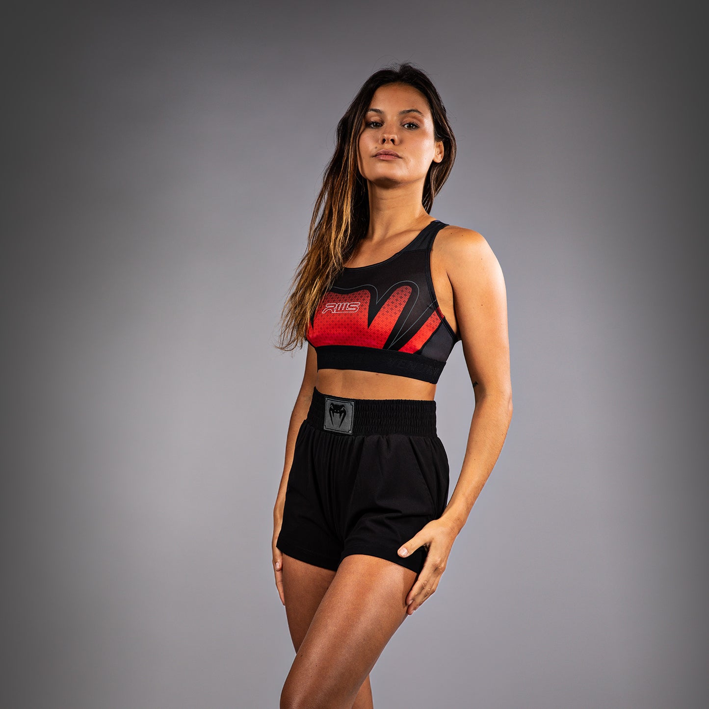 Venum x RWS 2.0 Women’s Sports Bra - Black/Red