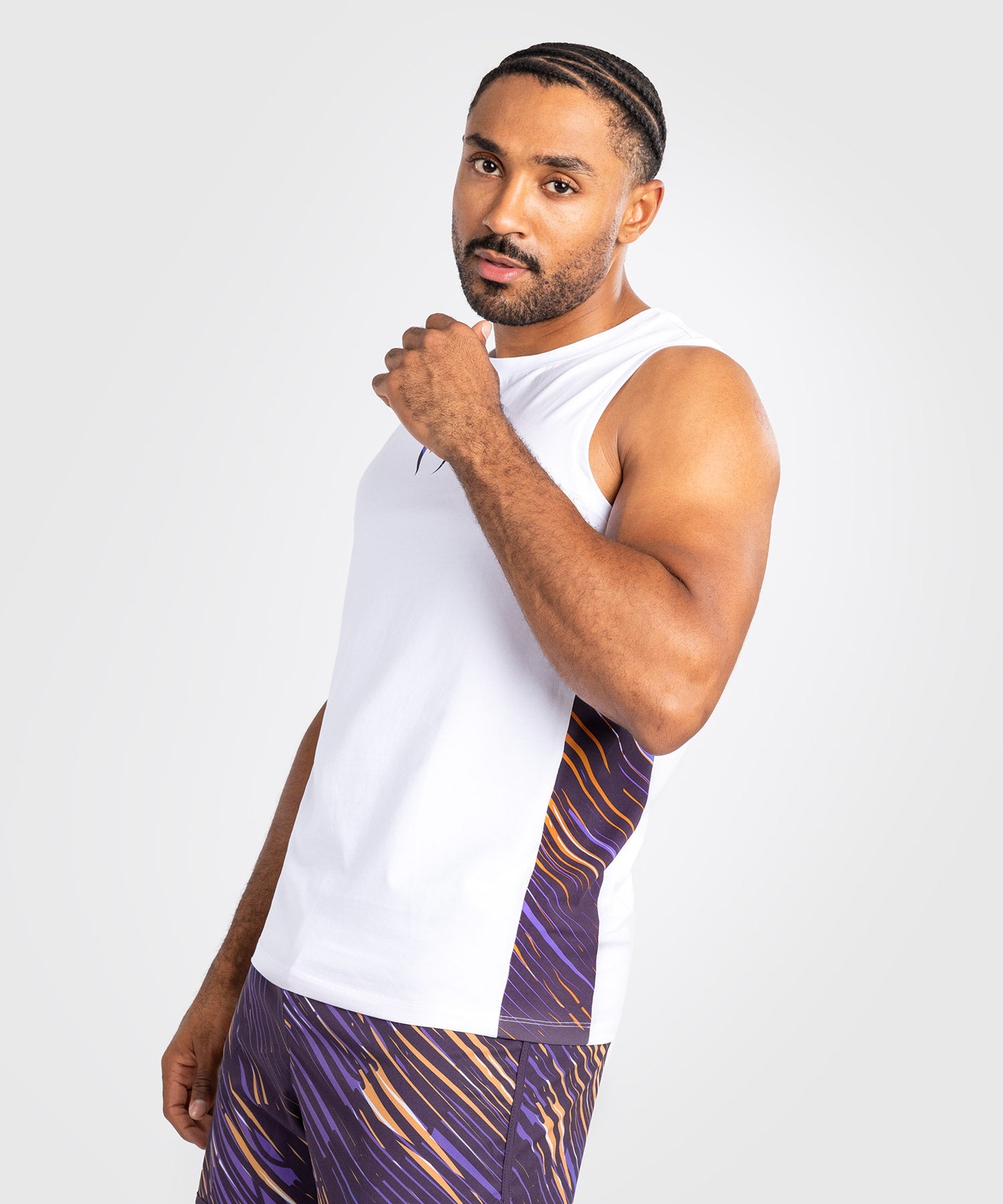 Venum Rapid Men s Tank Top White Deep Purple Venum United Kingdom