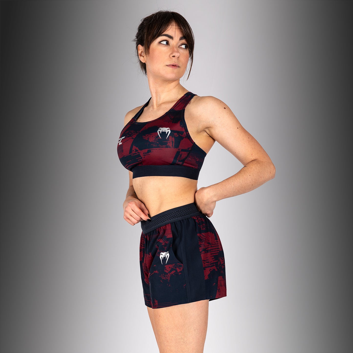 Women's UFC Zenith by Venum Burgundy Authentic Fight Week Sports Bra