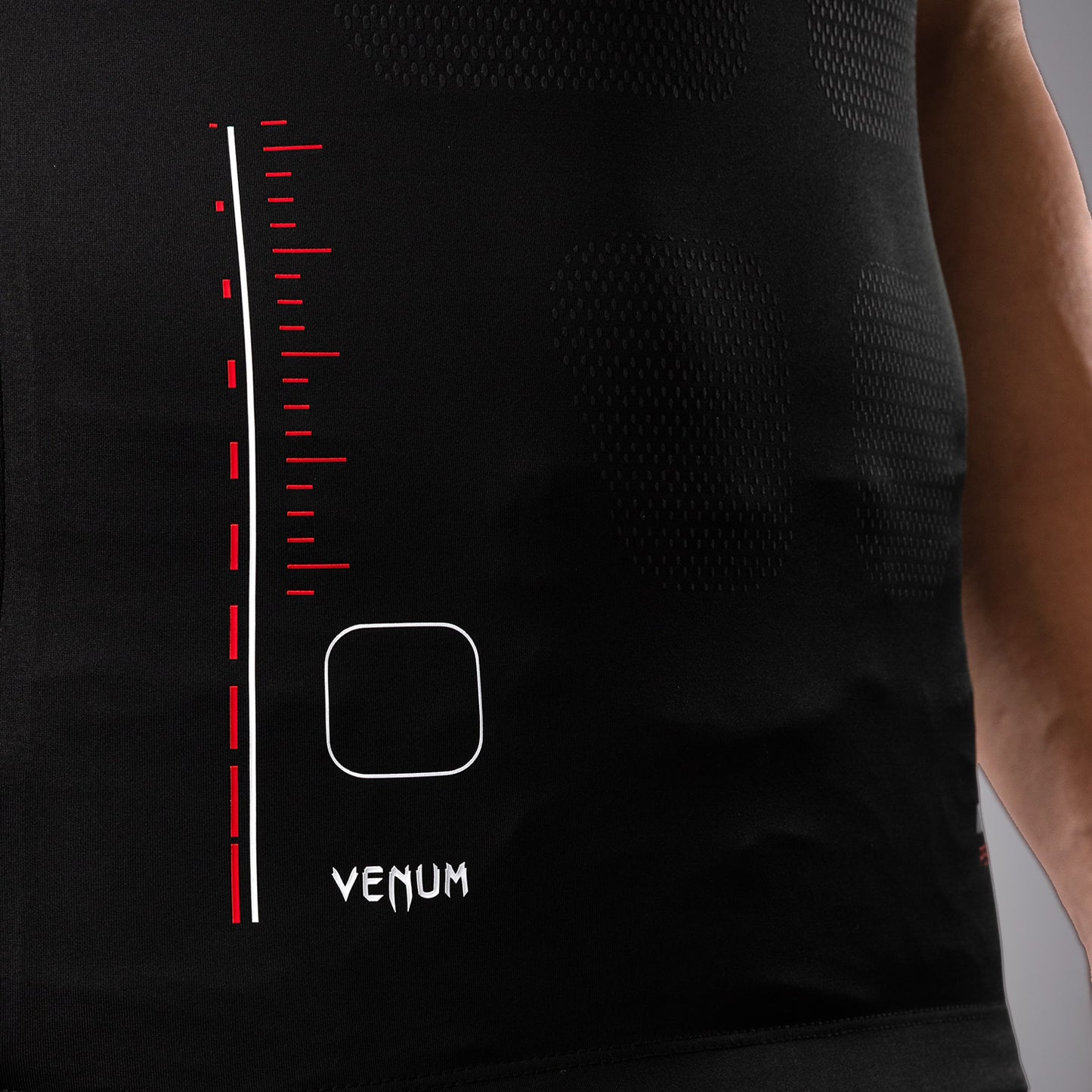 Venum Tactical XT Sleeveless Rashguard - Black/Fire Red