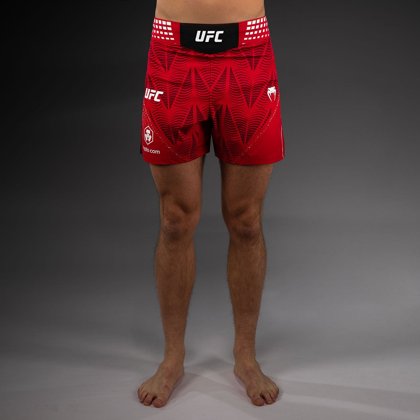 Men's UFC Zenith by Venum Red Authentic Fight Night Short Fit Fight Short
