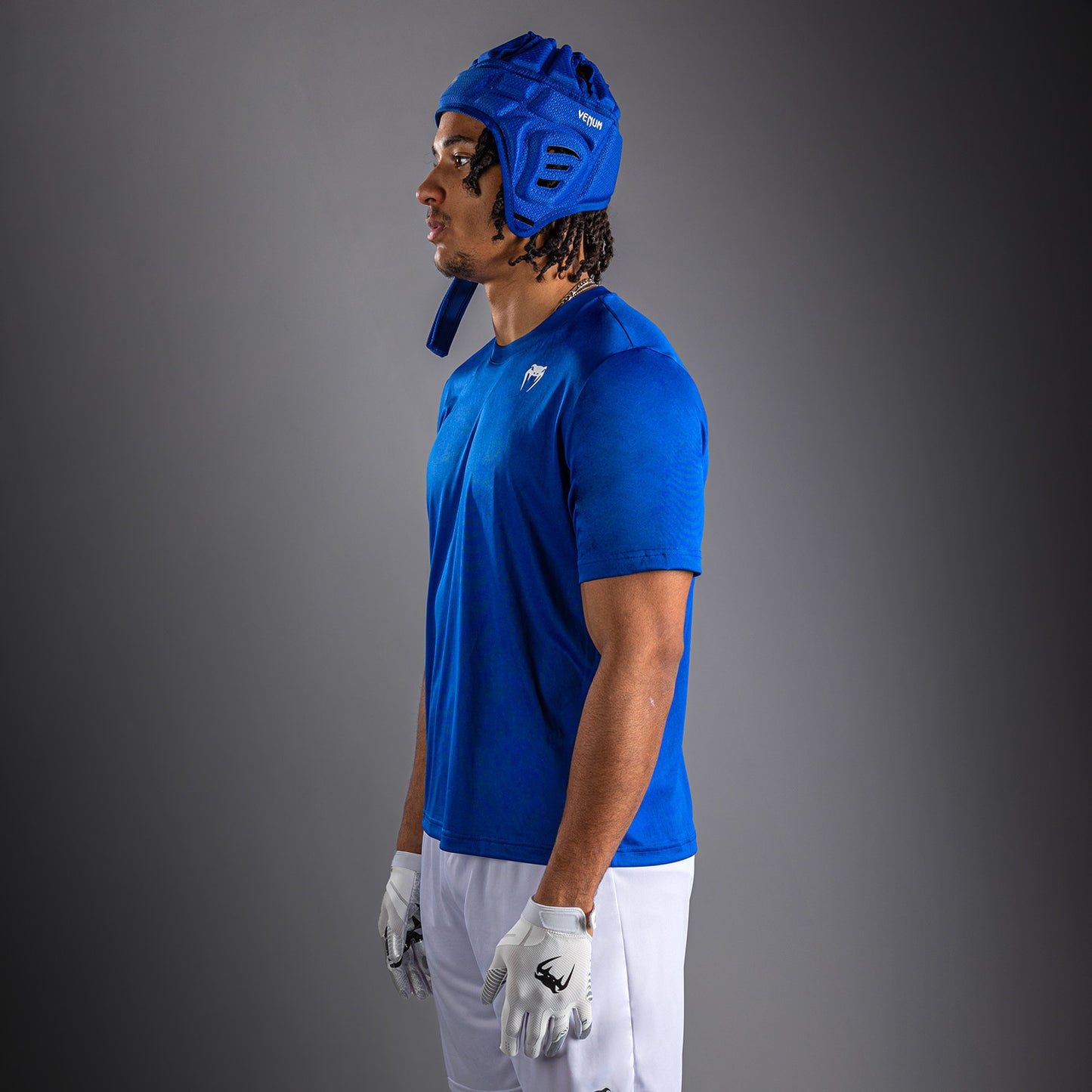 Venum Lineup Performance Short Sleeve T-Shirt Royal - Blue/White