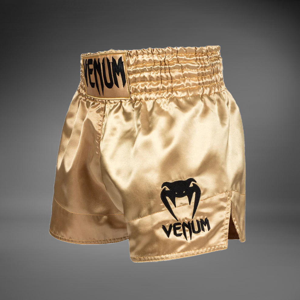 Venum Classic Muay Thai Shorts - Gold/Black