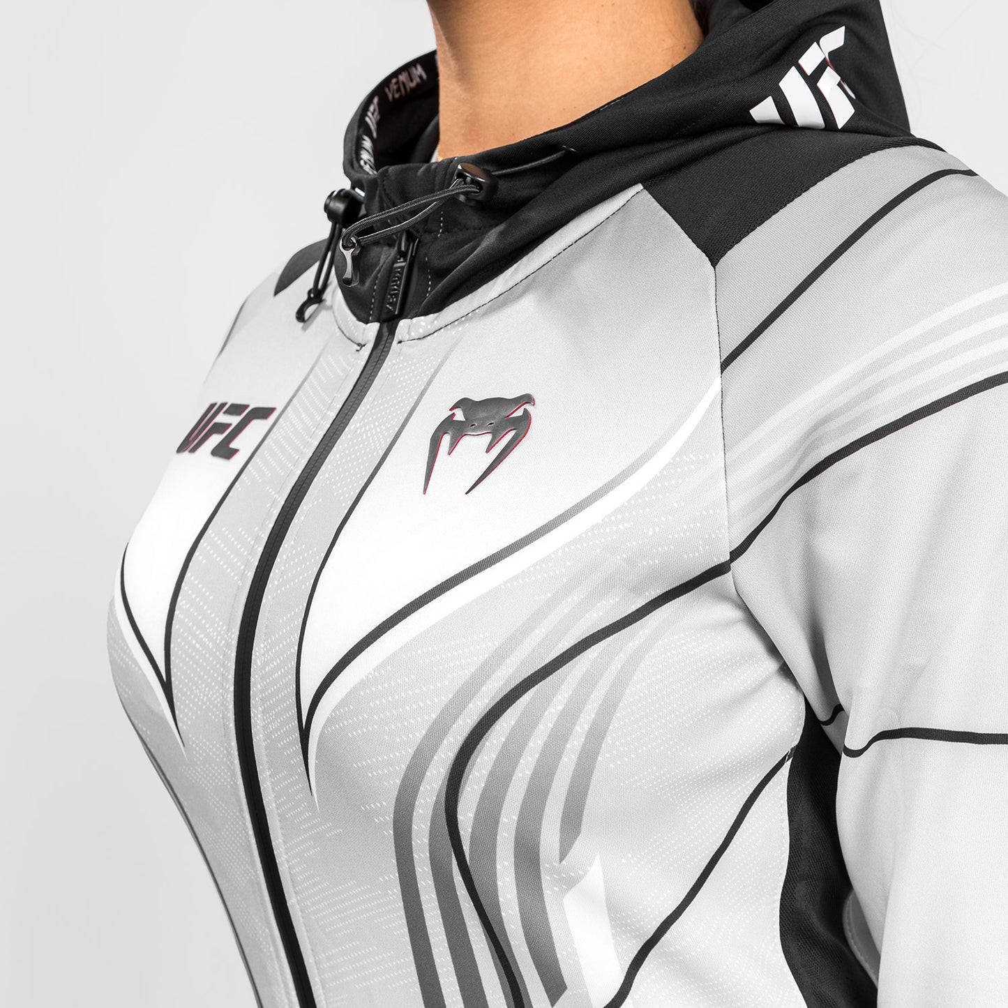 UFC Venum Authentic Fight Night 2.0 Kit by Venum Women's Walkout Hoodie - White