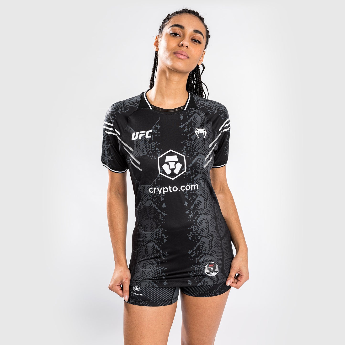 UFC Adrenaline by Venum Personalized Authentic Fight Night Women's Walkout Jersey - Black