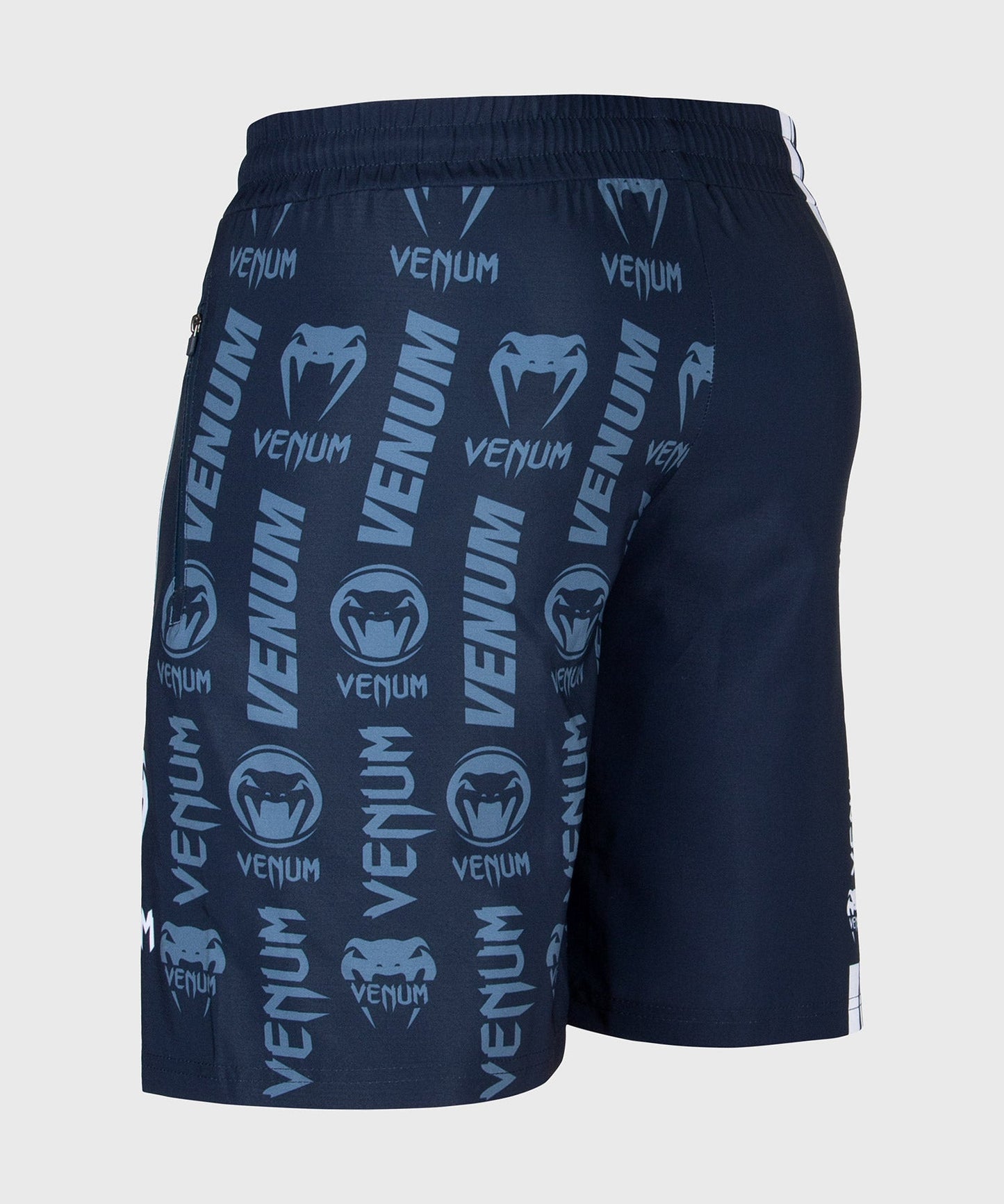 Venum Logos Training Shorts - Navy Blue/White