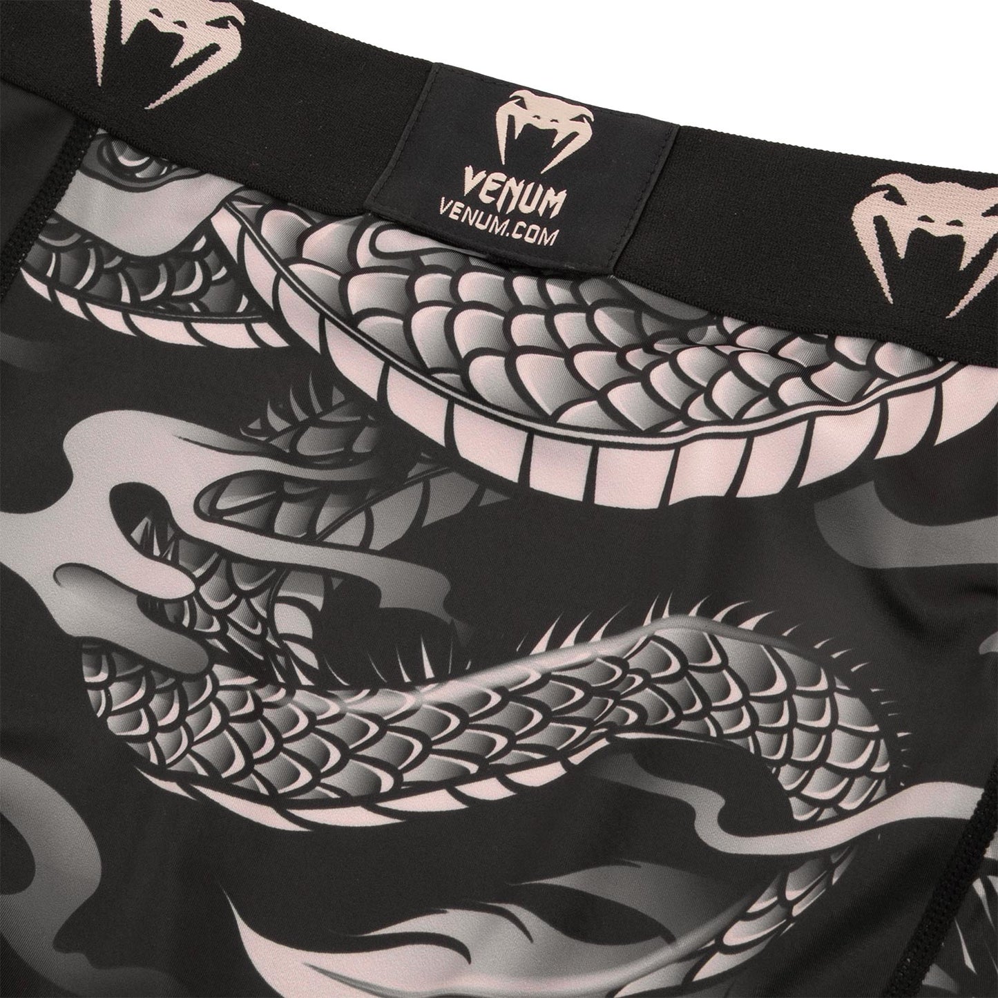 Venum Dragon's Flight Compression Tights - Black/Sand