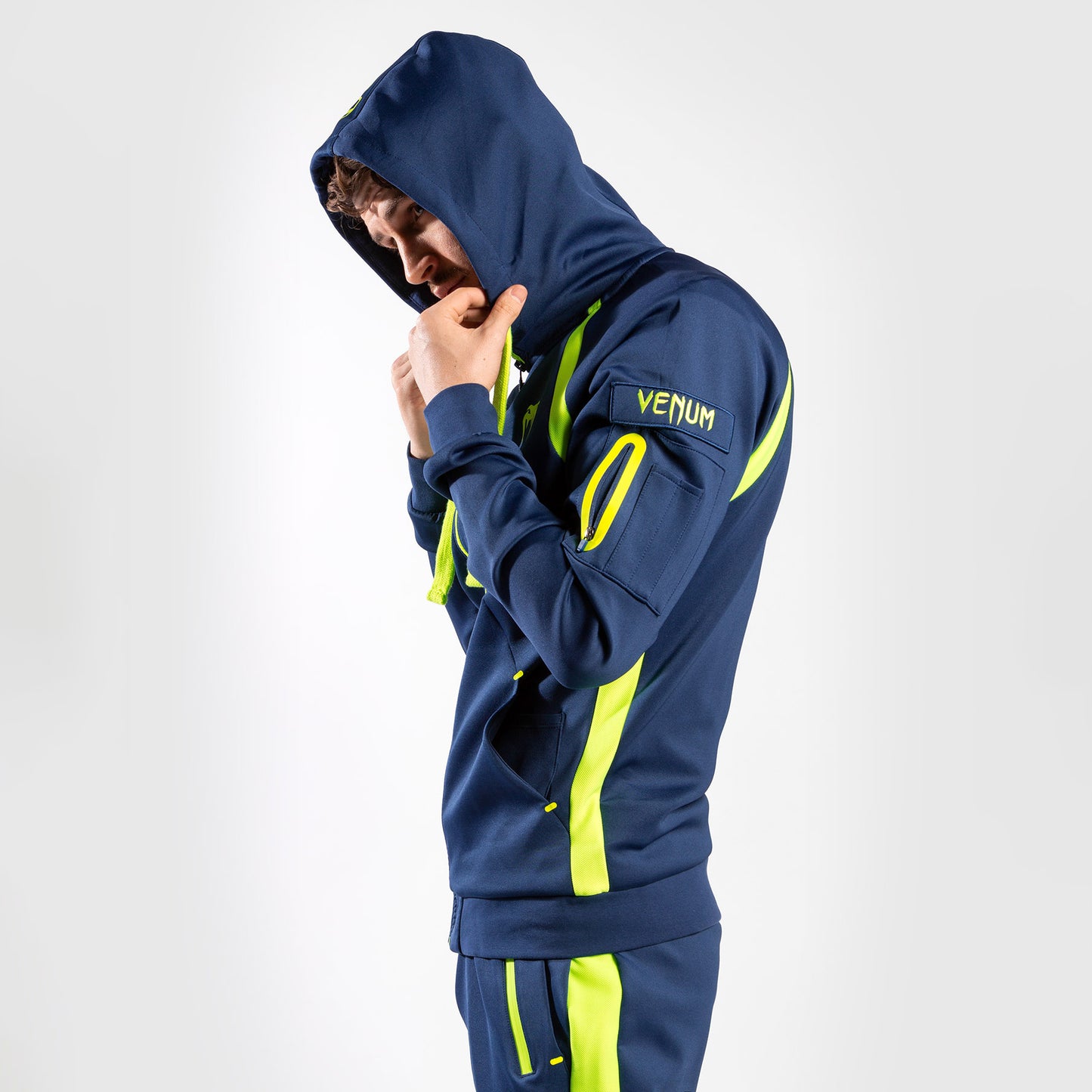 Venum Origins Hoodie Loma Edition - Blue/Yellow
