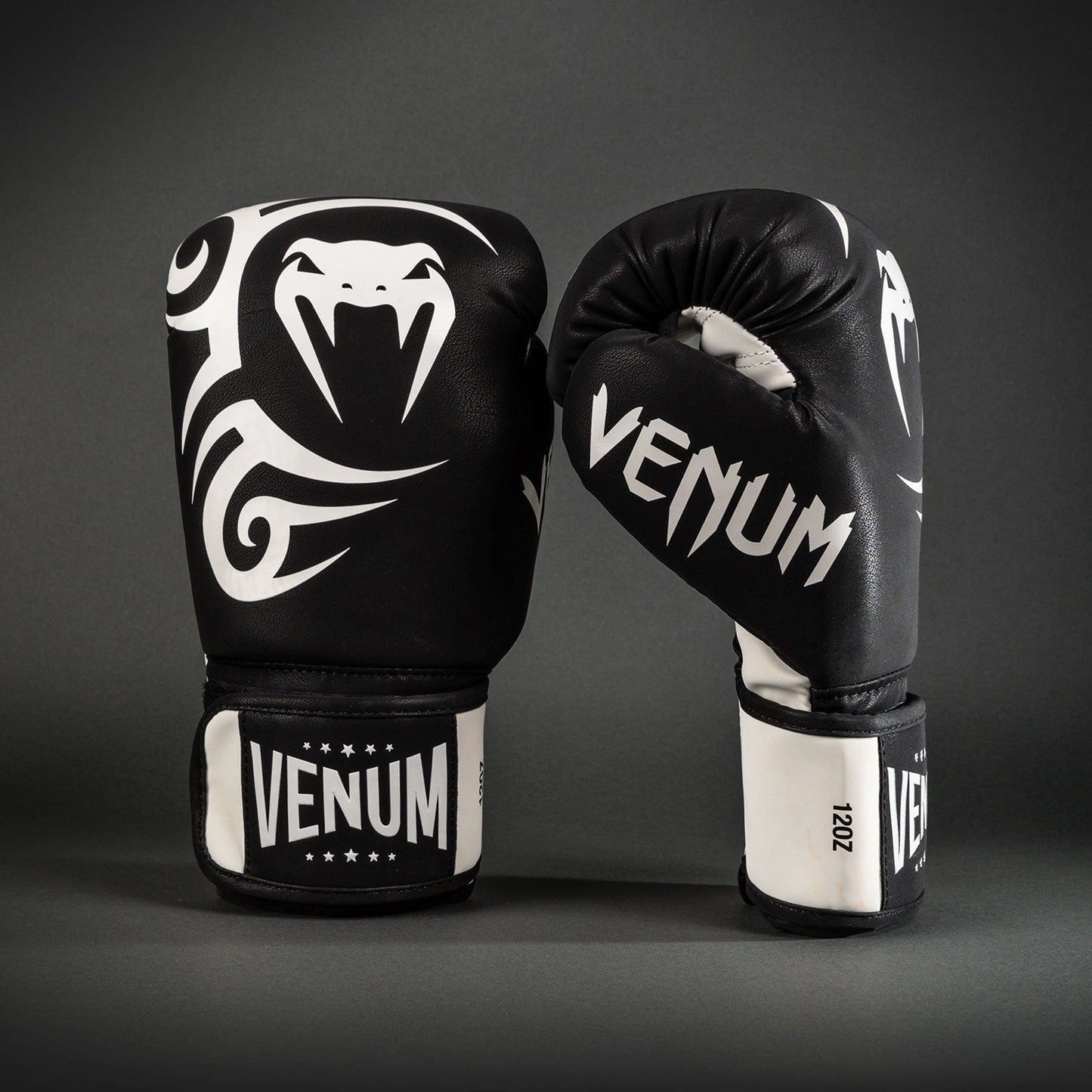 Venum Mike Tyson Replica Boxing Gloves - Deep Black/Optical White