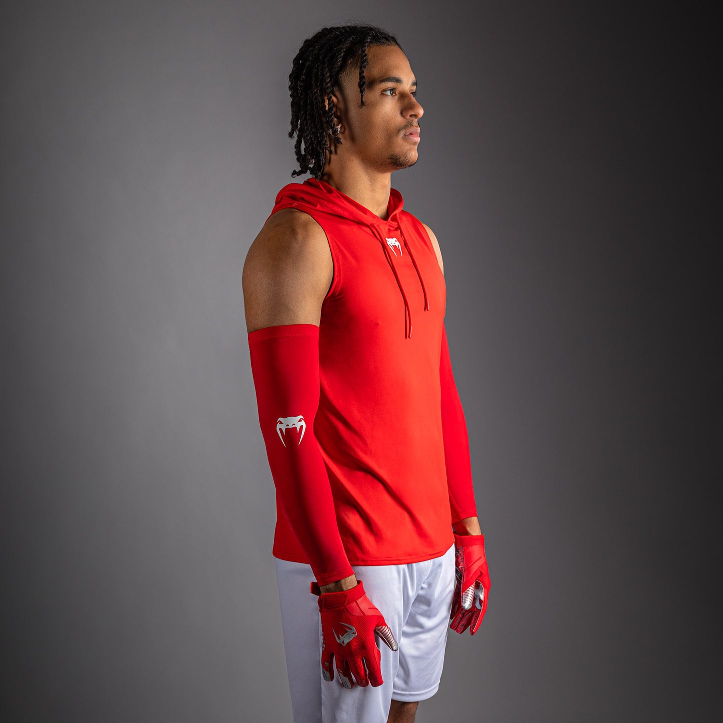 Venum Elite Sleeveless Dry-Tech Hoodie - Red