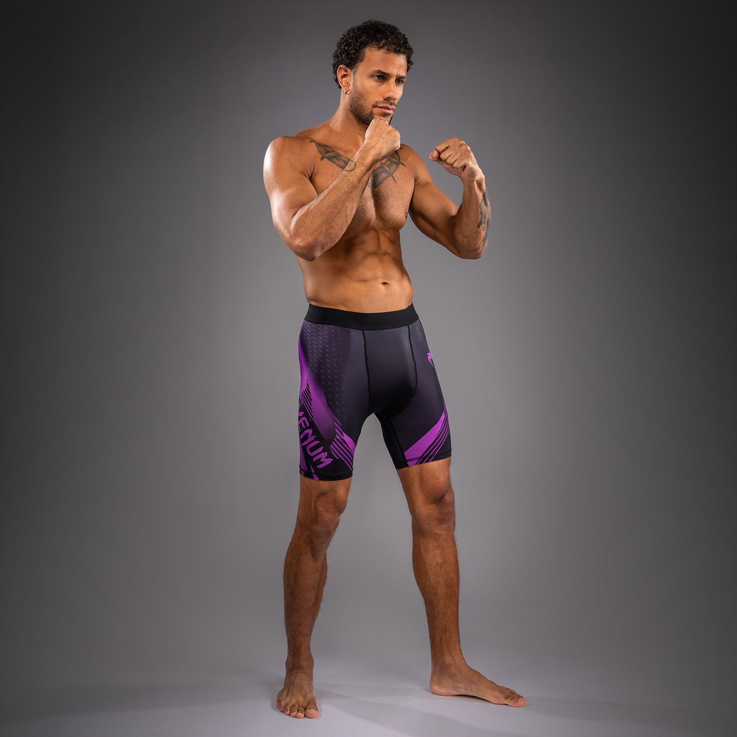 Venum No-Gi 6.0 Vale Tudo Shorts - Black/Purple