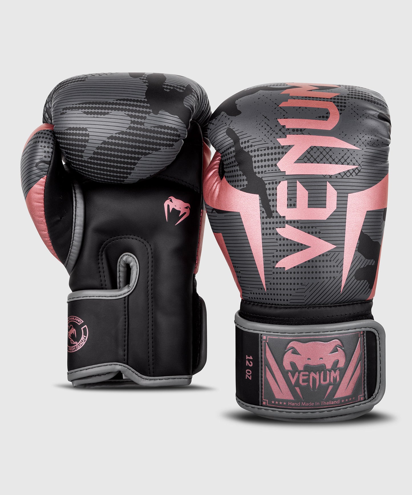 Venum Elite Boxing Gloves – Camo/Pink