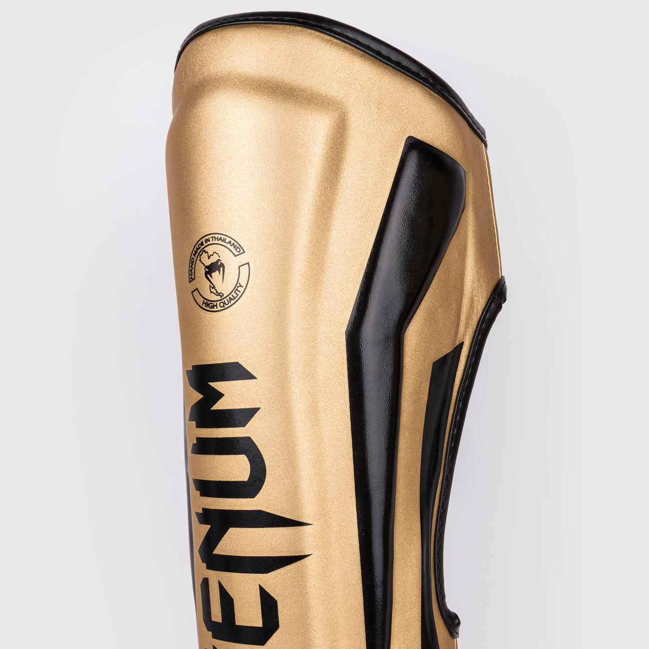 Venum Elite Standup Shin guards - Gold/Black