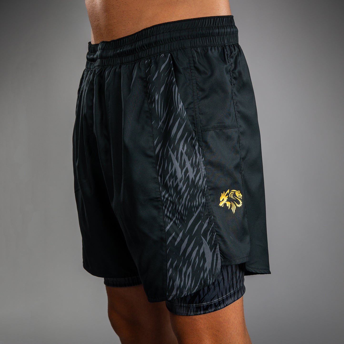Venum x Chimaev Training Shorts - Black/Grey