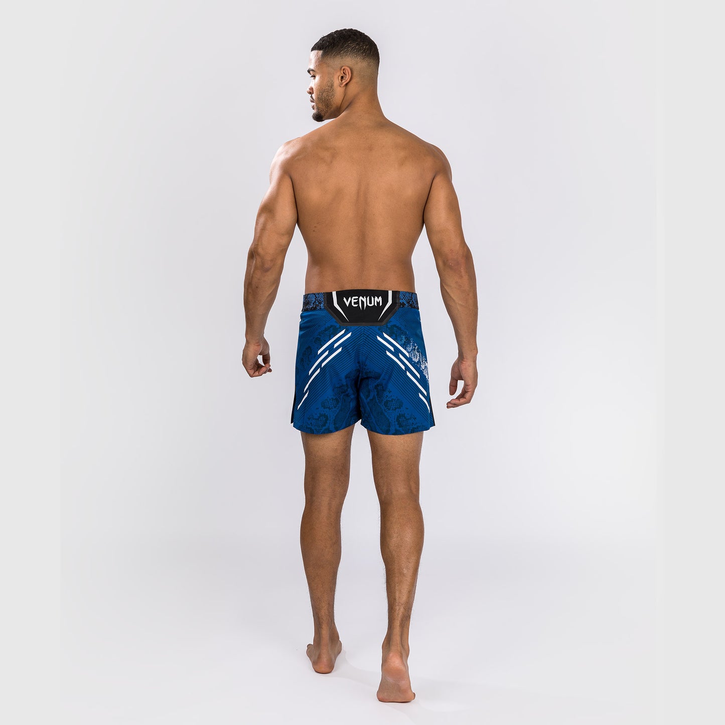 UFC Adrenaline by Venum Personalized Authentic Fight Night Men's Fight Short - Short Fit - Blue