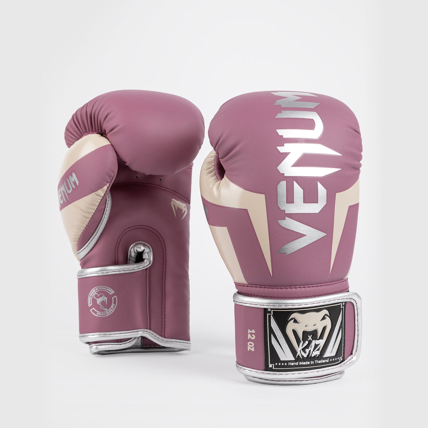 Venum x Kaz Boxing Gloves - Dusky Orchid/Silver