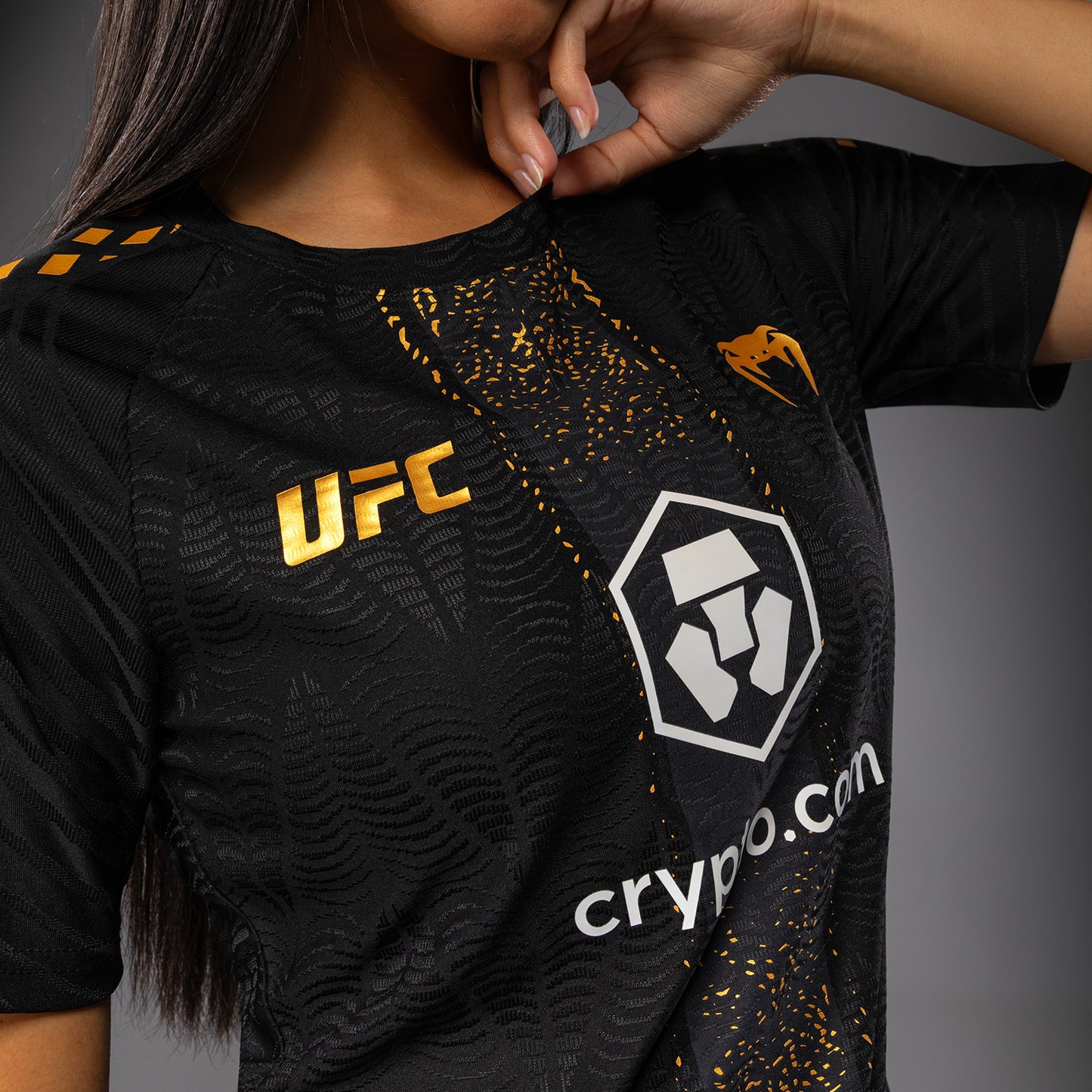 Women's UFC Zenith by Venum Champion Authentic Fight Night Walkout Jersey Personalized