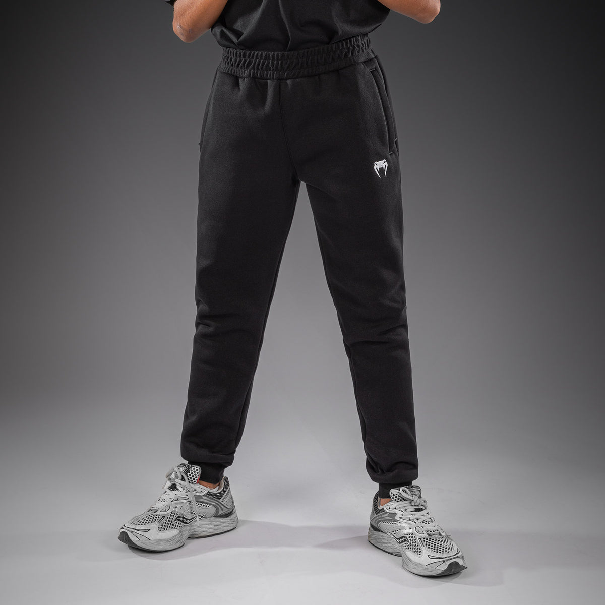 Venum Attack Fleece & Weave Kids Joggers - Black
