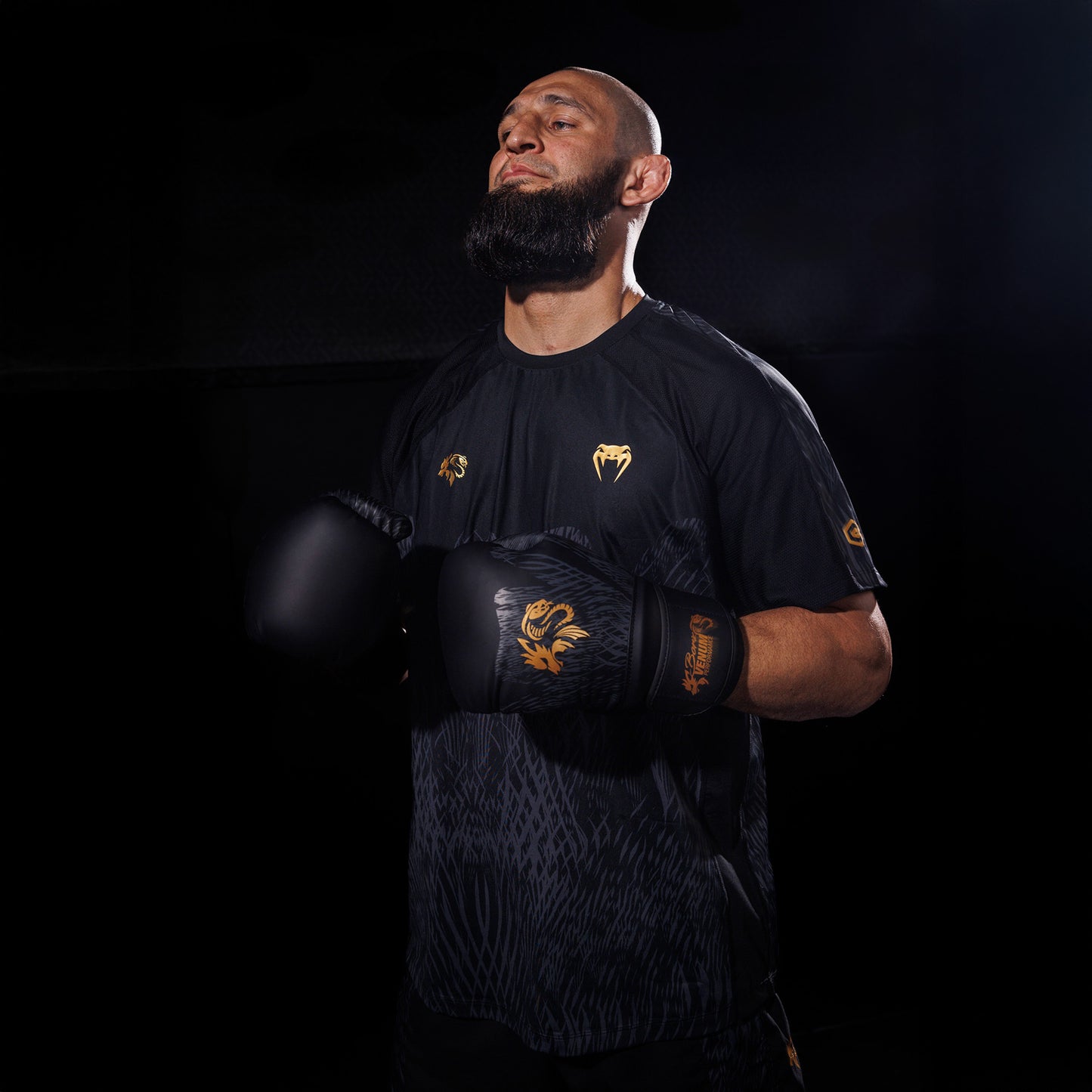 Venum x Chimaev Boxing Gloves - Black/Grey