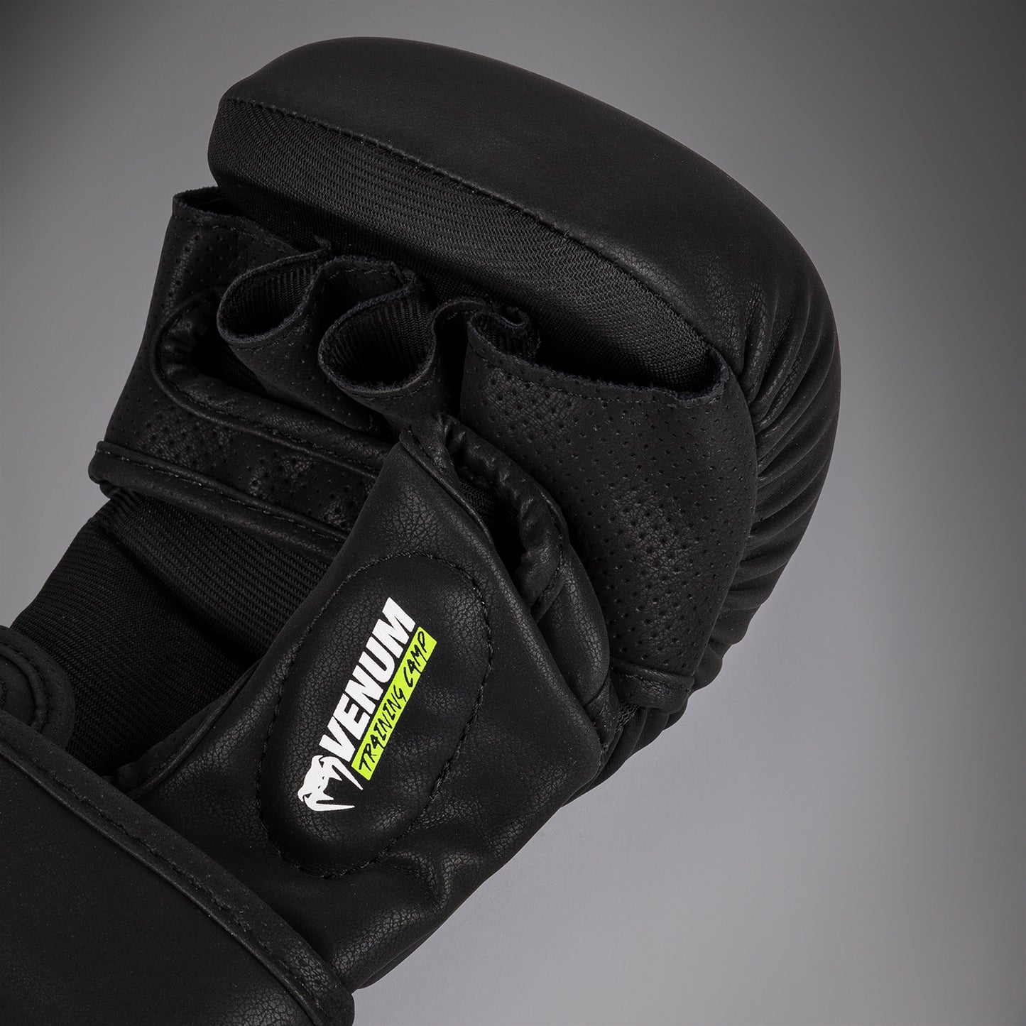 Venum Training Camp 4.0 MMA Sparring Gloves - Black/Neon Green