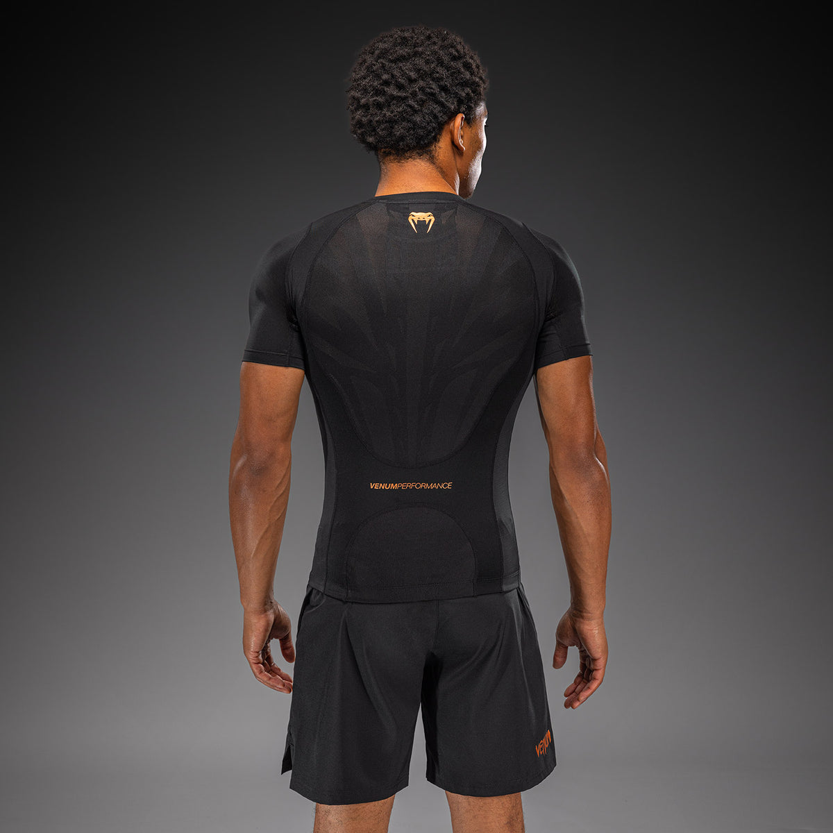 Venum G-Fit Revolution Short Sleeve Rashguard - Black/Copper