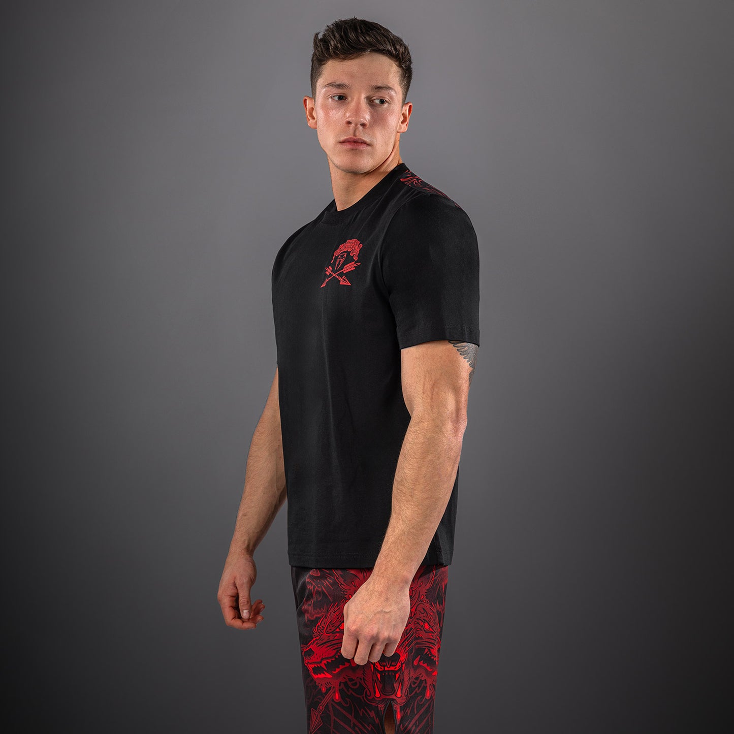Venum Wolf Atak T-Shirt - Black/Red
