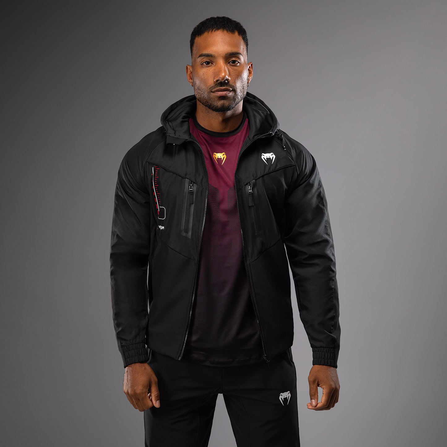 Venum Tactical XT Track Jackets - Black/Fire Red
