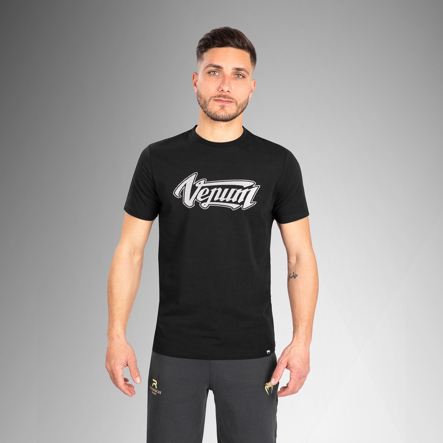 Venum Absolute 2.0 T-shirt - Adjusted Fit - Black/Silver