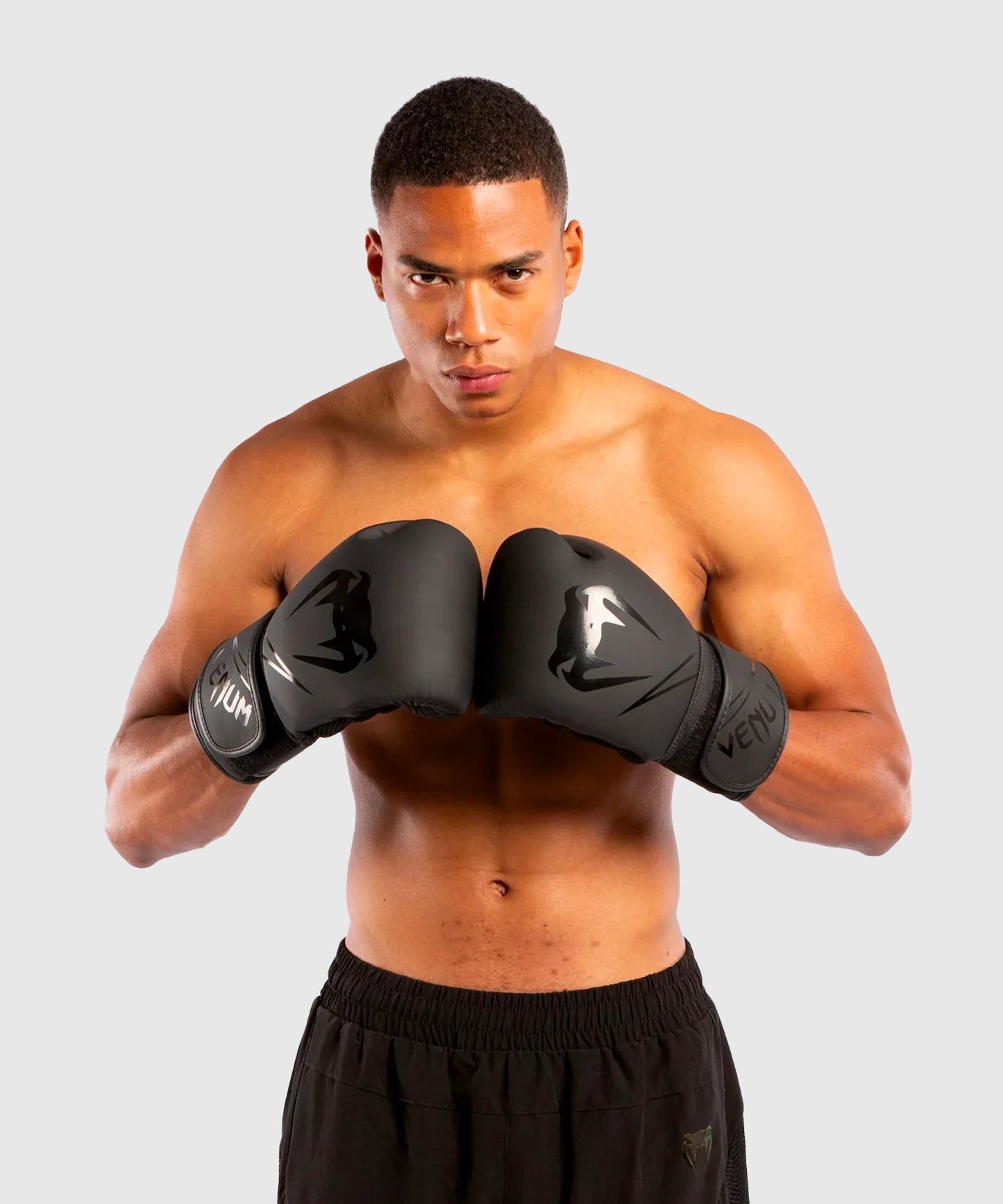 Venum Classic Boxing Gloves - Black/Black - WLMT Edition