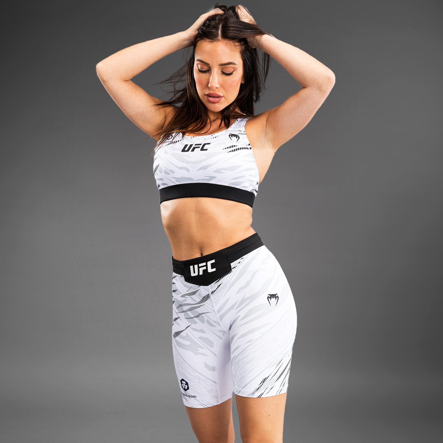UFC Fusion by Venum Authentic Fight Night Women’s Vale Tudo Short - Long Fit - White