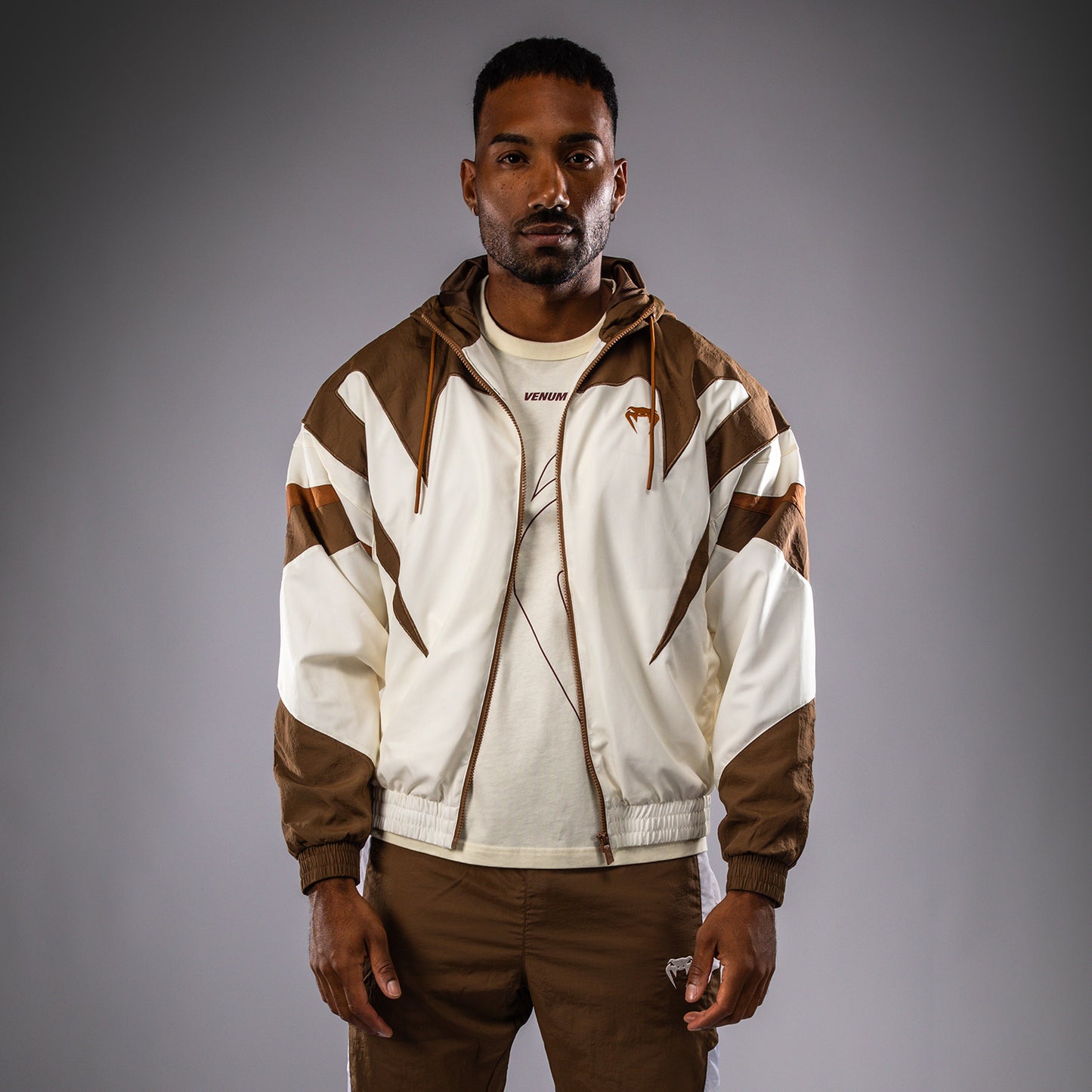 Venum Attack 90 Tracksuit Jacket - Dark Brown
