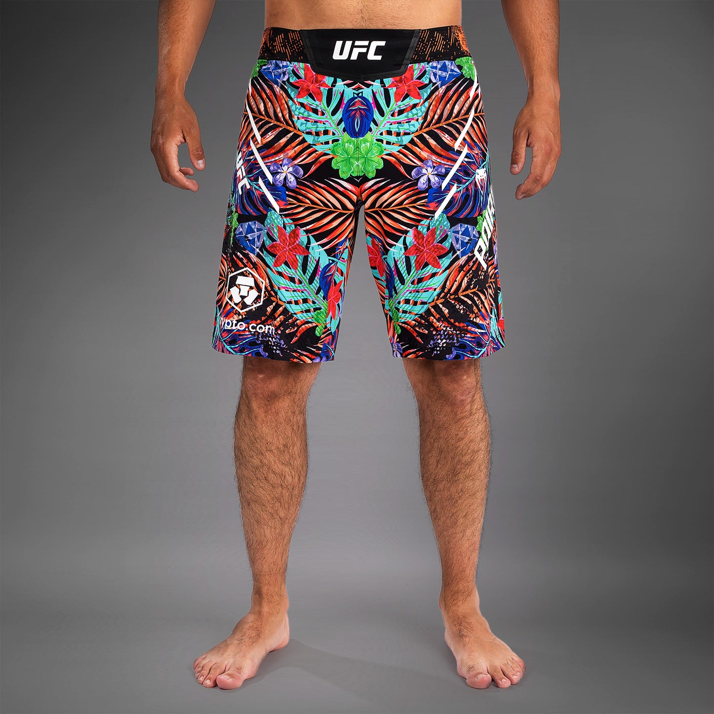 Men's UFC Unrivaled by Venum Blue Dustin Poirier Long Fit Fight Short