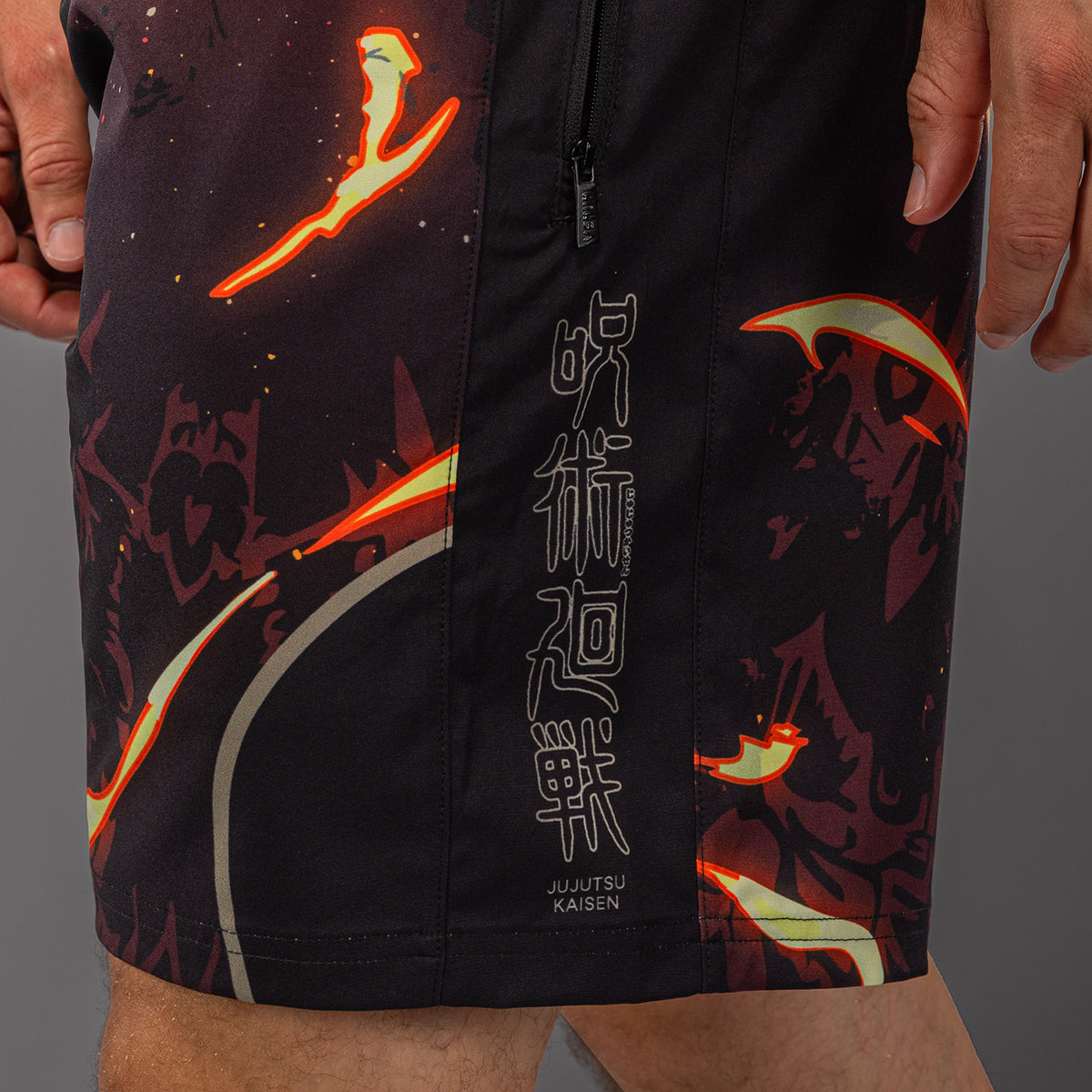 Jujutsu Kaisen x Venum Sukuna Training Shorts - Black/Beige