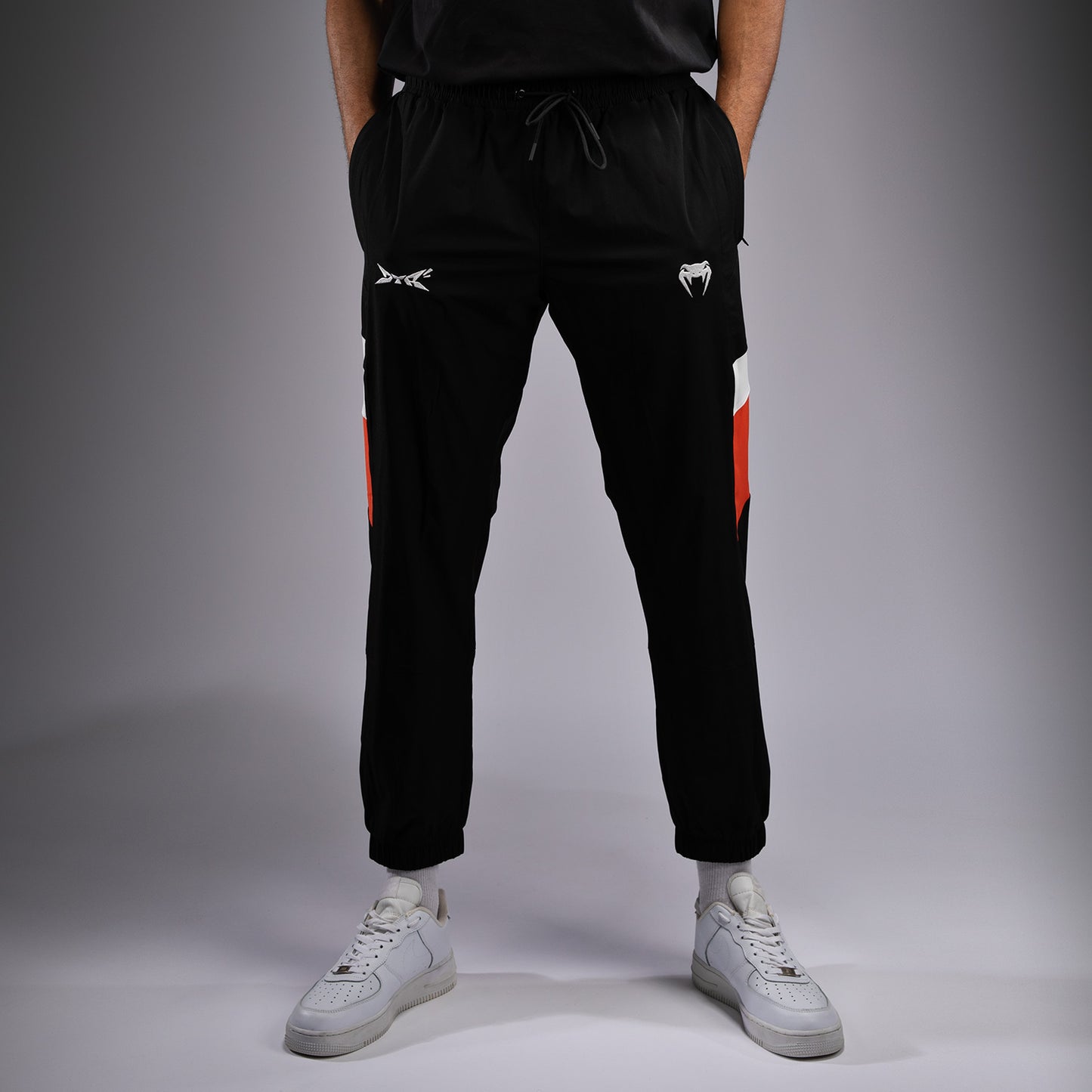Venum x DTR Fight Attack 90 Tracksuit Pants - Black/Orange