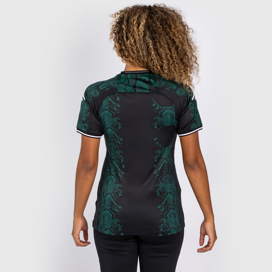 UFC Adrenaline by Venum Authentic Fight Night Women’s Walkout Jersey - Emerald Edition - Green/Black