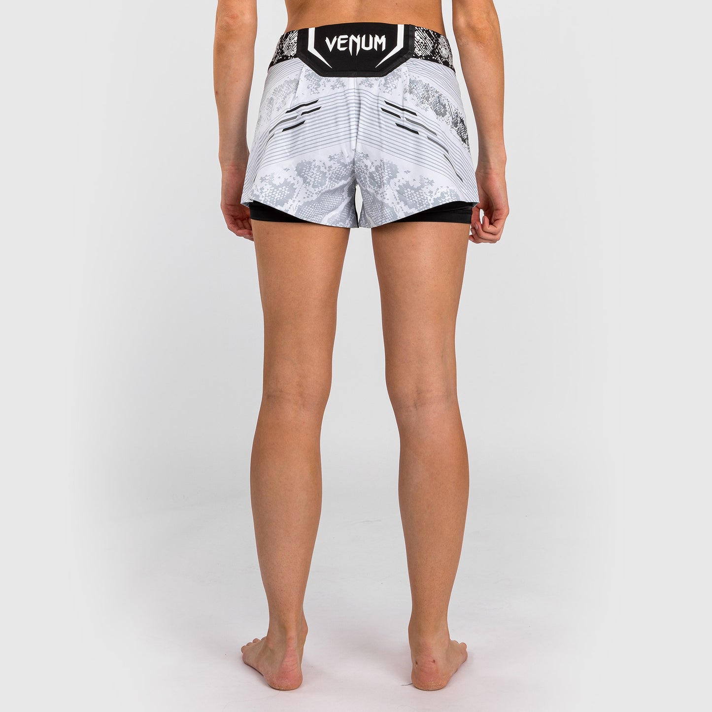 UFC Adrenaline by Venum Authentic Fight Night Women’s Fight Short - White