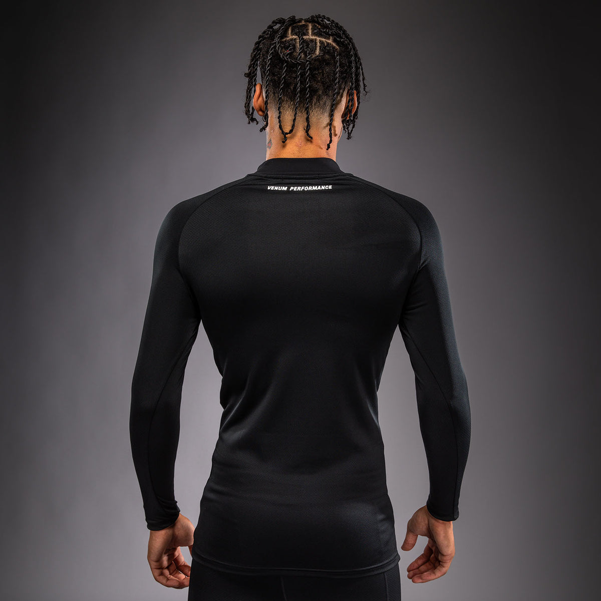 Venum MX Basics Long sleeve T-shirt - Black/White