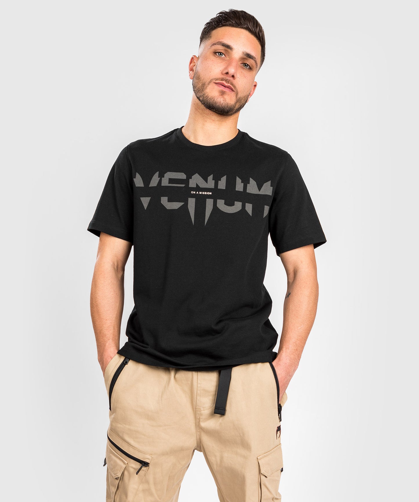 Venum On Mission T-shirt - Regular Fit - Black