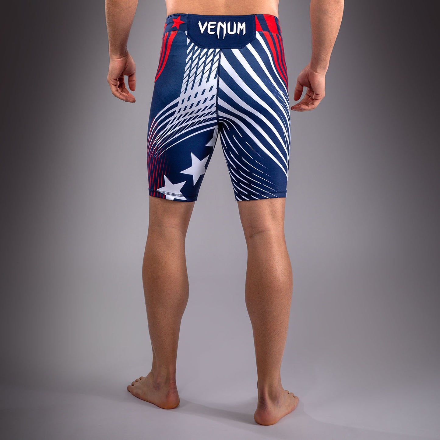 Men's Official UFC Freedom 250 by Venum Blue Authentic Fight Night Vale Tudo Short
