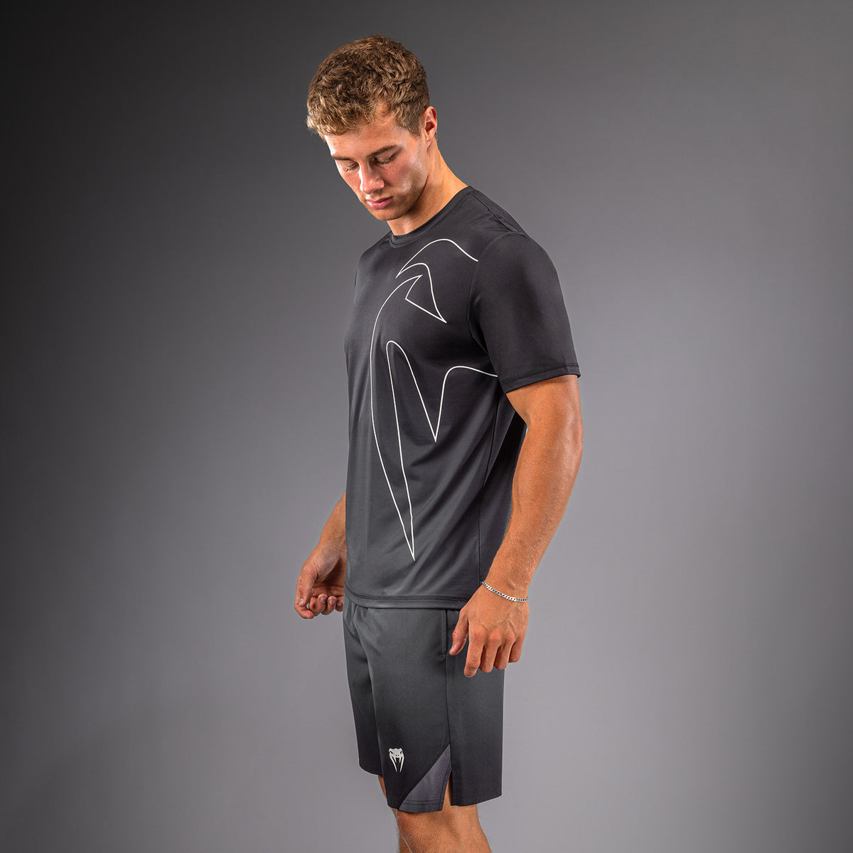 Venum Giant Shift Dry Tech T-Shirt - Black/Grey