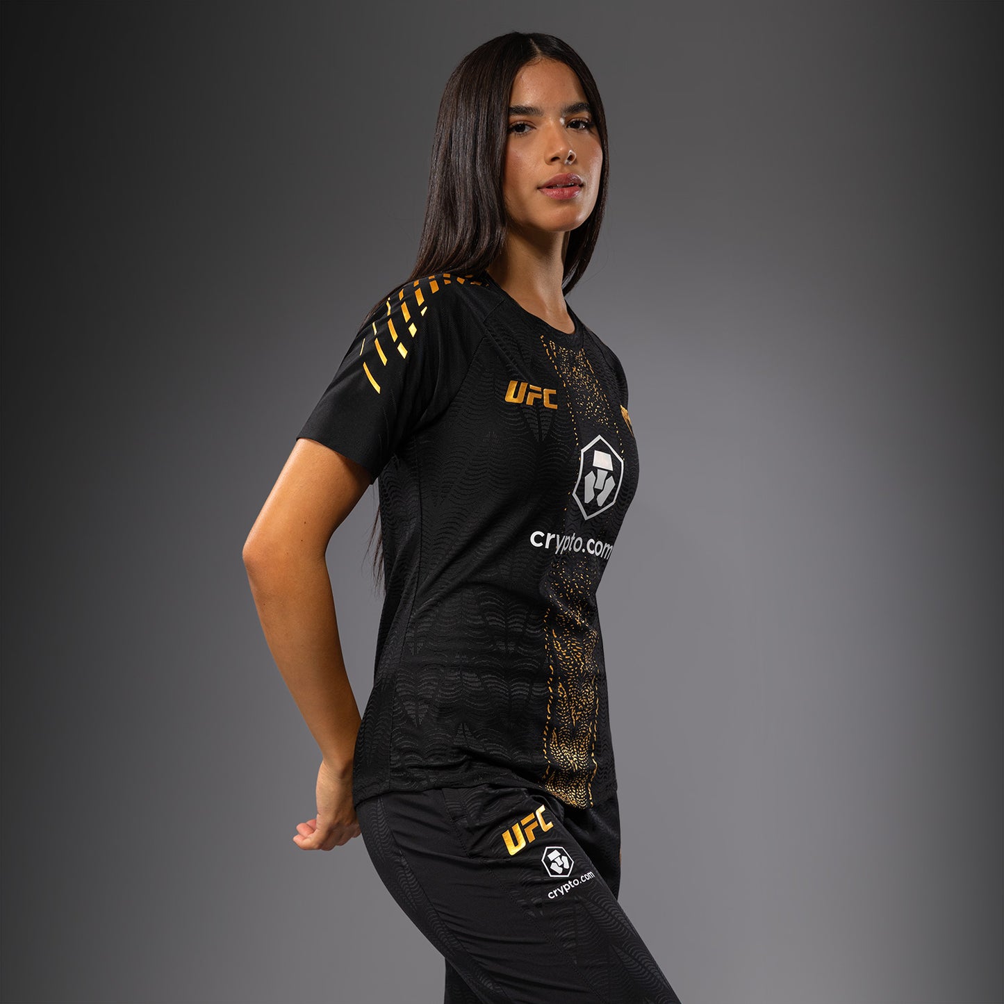 Women's UFC Zenith by Venum Champion Authentic Fight Night Walkout Jersey Personalized