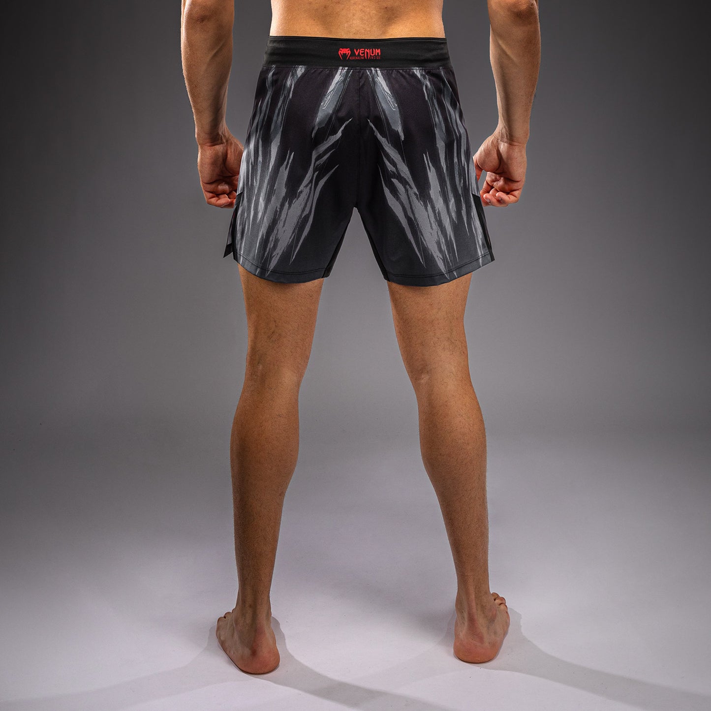 Venum Demon Fight Shorts - Black/Grey
