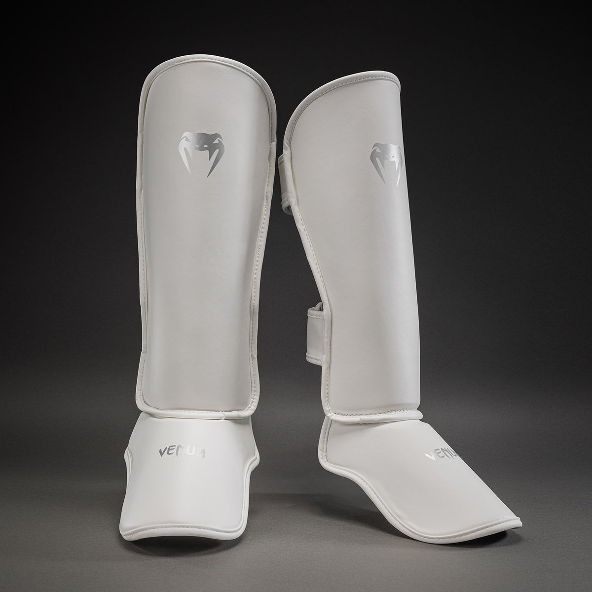 Venum Contender 1.5 Shin Guards - White/Silver