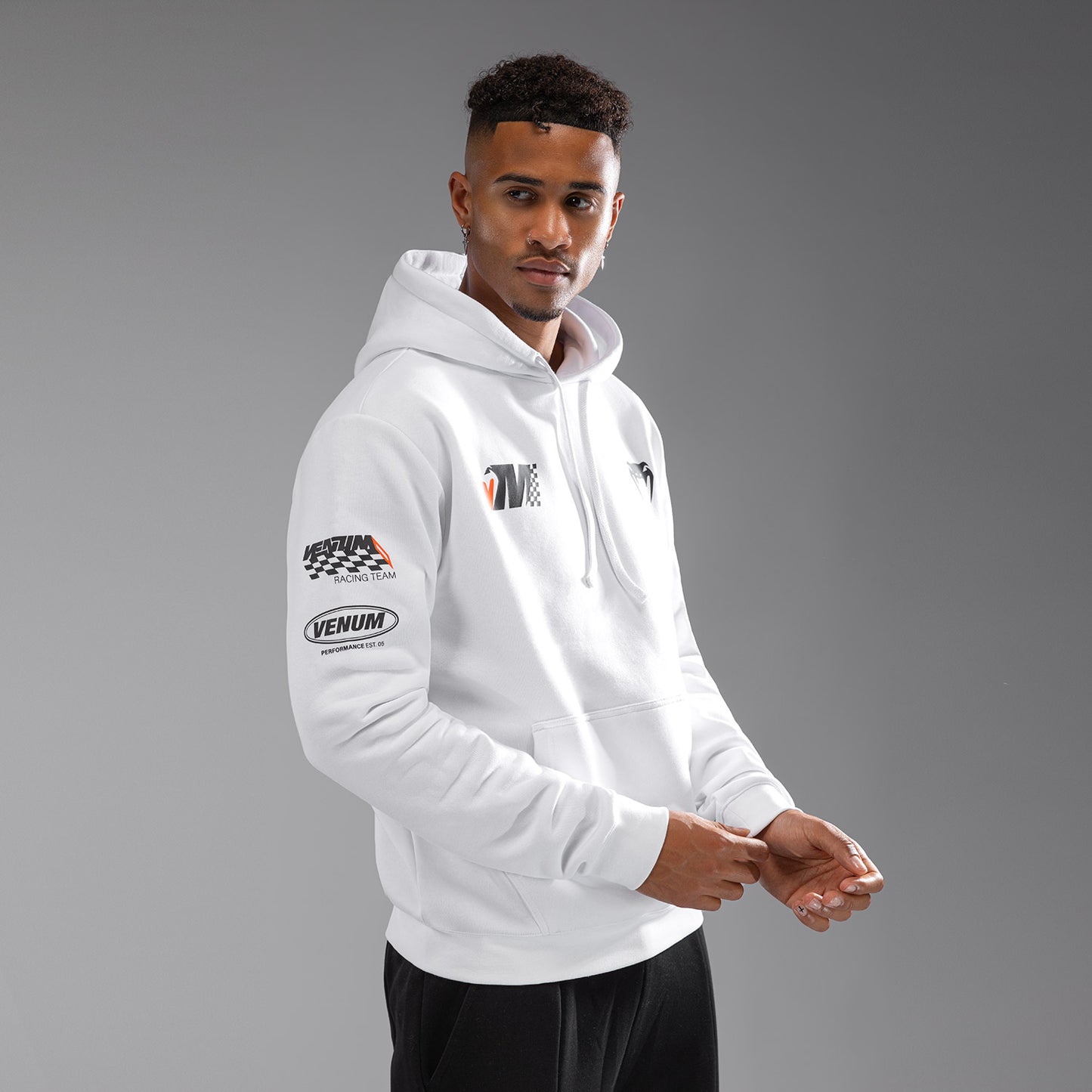 Venum Motorsport Hoodie - Snow White